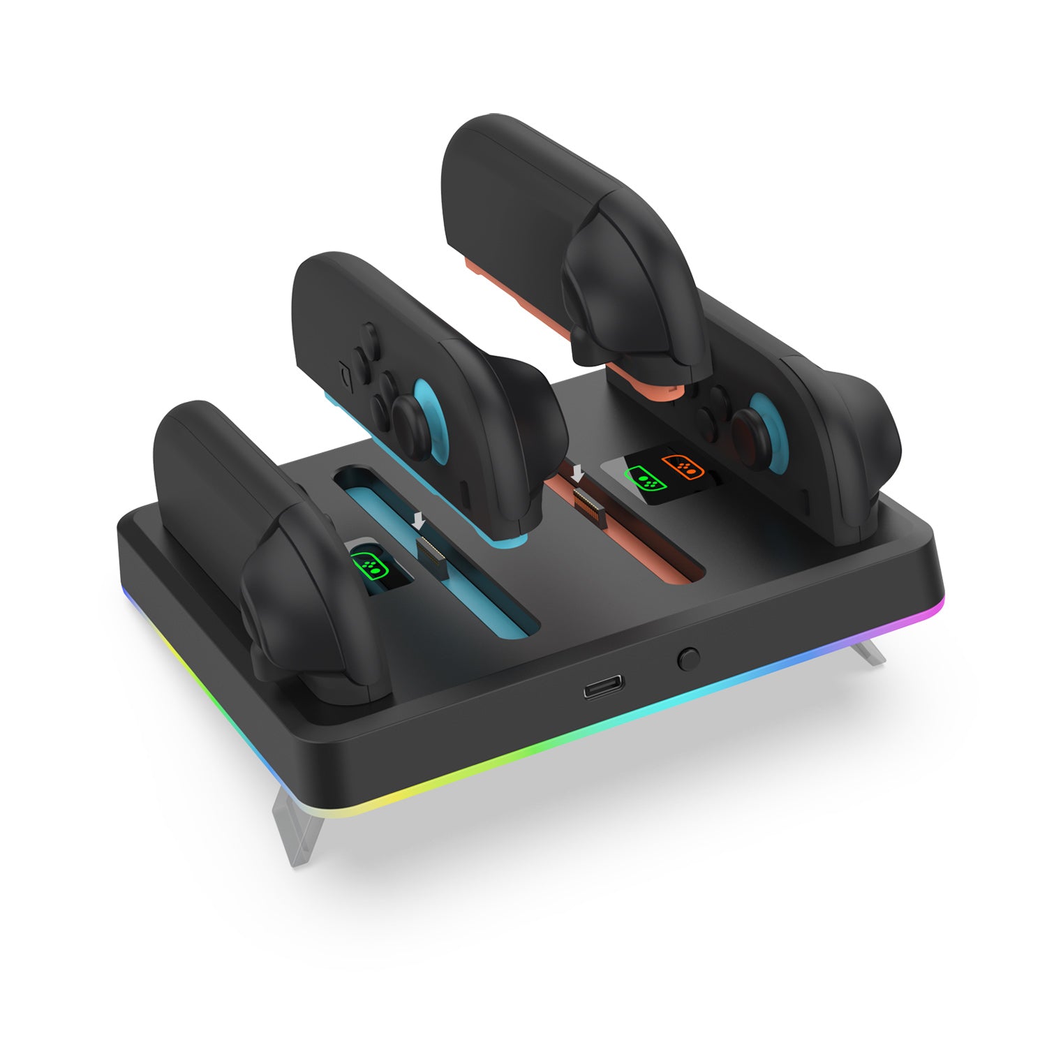 4in1 RGB Charging Dock Pad for Switch2 Joycons TNS-3160
